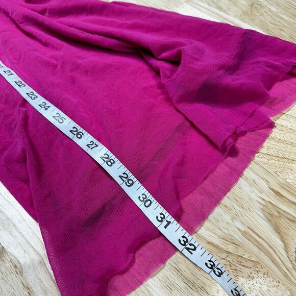 Fuzzi Jean Paul Gaultier NWT Sleeveless Chiffon Wide Leg Jumpsuit Pink Size Med - Picture 10 of 10